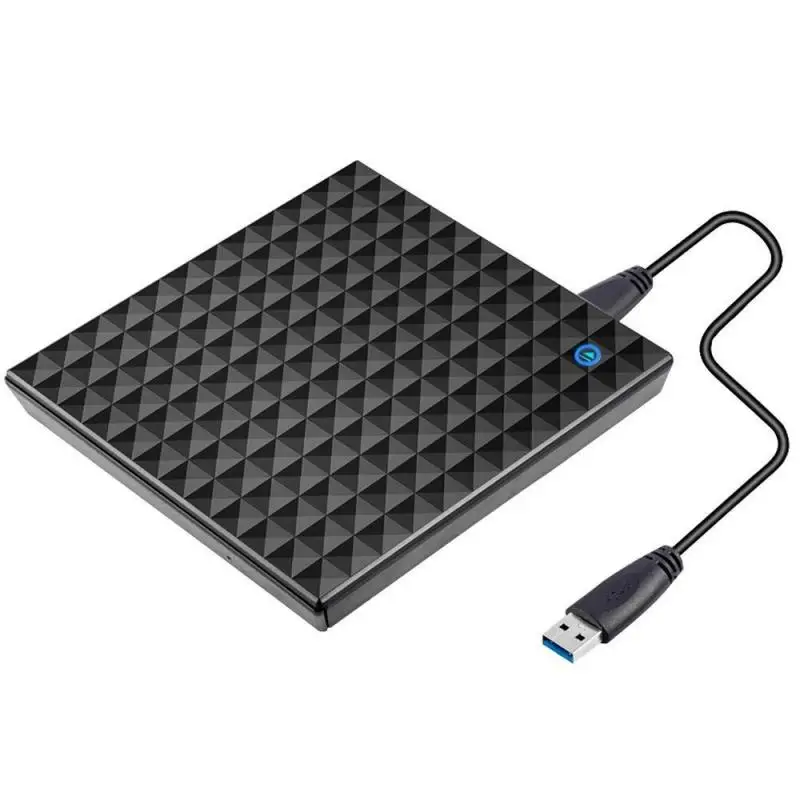 Reproductor de DVD externo USB 3,0, lector de CD, VCD, Mp3, USB 2,0, unidad de DVD ultrafina portátil, Rom para PC, portátil, ordenador de escritorio