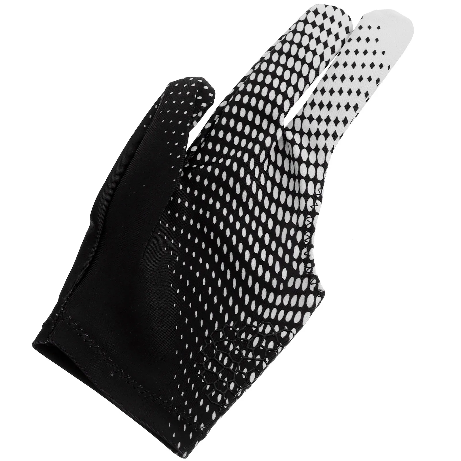 

1Pcs Breathable Billiards Glove Anti-Slip Flexible Fit 3-Finger Exposed Tip Design for Men Women Left Right Hand Snooker Pool