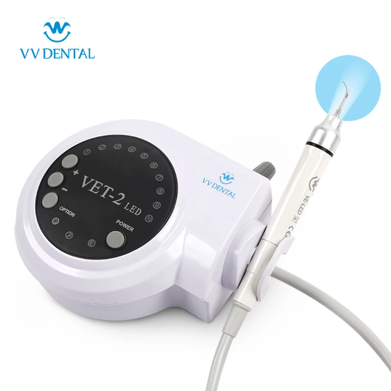 

VVDental Ultrasonic Scaler With LED Light Oral Care Equipment With 5 Tips