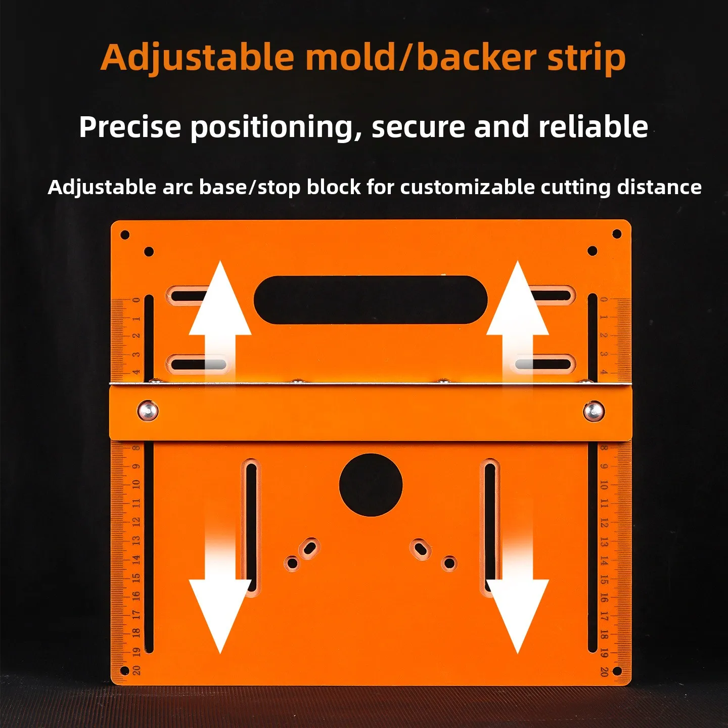 45 Degree Bevel Cutting Machine - Gypsum Board Slotting Positioning Tool with Backer for Marble Cutting