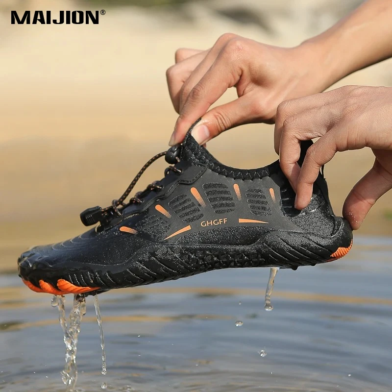 

Quick Dry Men Aqua Shoes Breathable Women Beach Wading Shoes Non-slip Outdoor Water Sports Footwear for Surfing Fishing Swimming