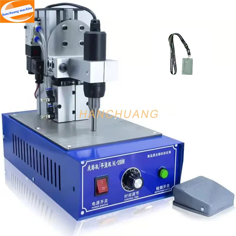 Tragbarer tragbarer Mini-Ultraschall-Punktschweißgerät für Masken, Ohrringe und Arbeitsabzeichen