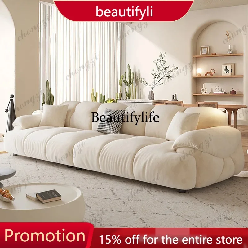 

01A Living Room Sofas Beige Retro Bubble Cheap Living Room Sofas Japanese Single Woonkamerbanken Furniture Home
