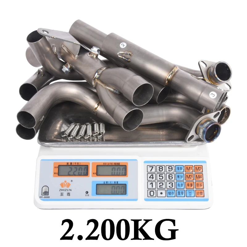 الانزلاق على لكاواساكي نينجا Z900 SE 2025 2026 النسخة الأمريكية دراجة نارية أنظمة الهروب العادم سبائك التيتانيوم الجبهة وصلة الأنابيب الخمار