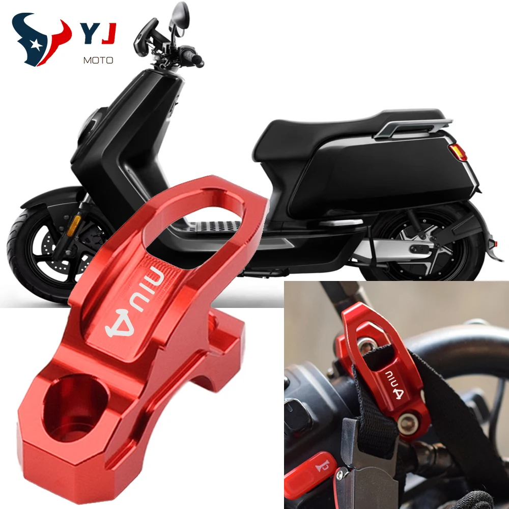 2025 For Niu N1S UQi UQI+S M1s Mqi Nqi Gt Gts N1 N1s MQI gt CNC Aluminum Helmet Hook Holder Clamp Bracket Motorcycle Accessories