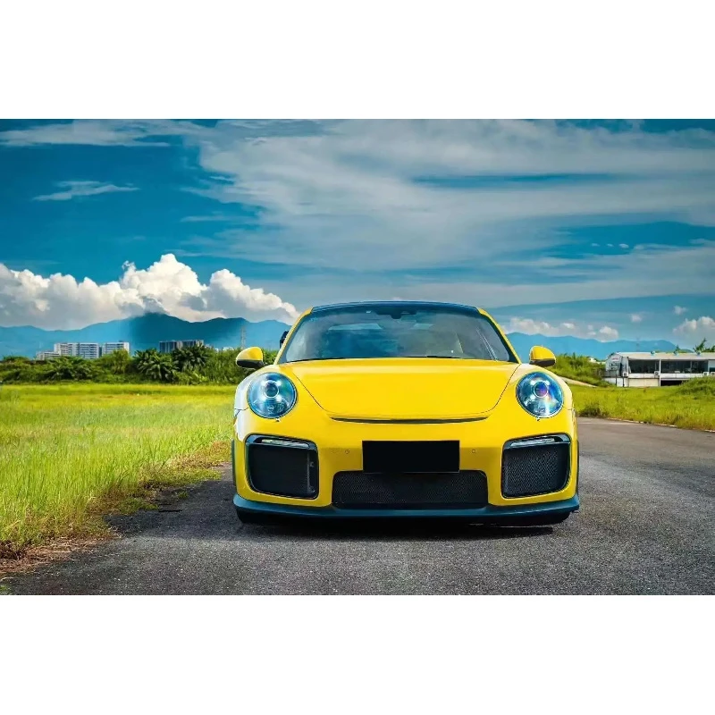 Reliable Runde PP Body Kit 991 GT2RS Style Front Rear Bumper Side Skirts Sport Universal Fit Car Guard