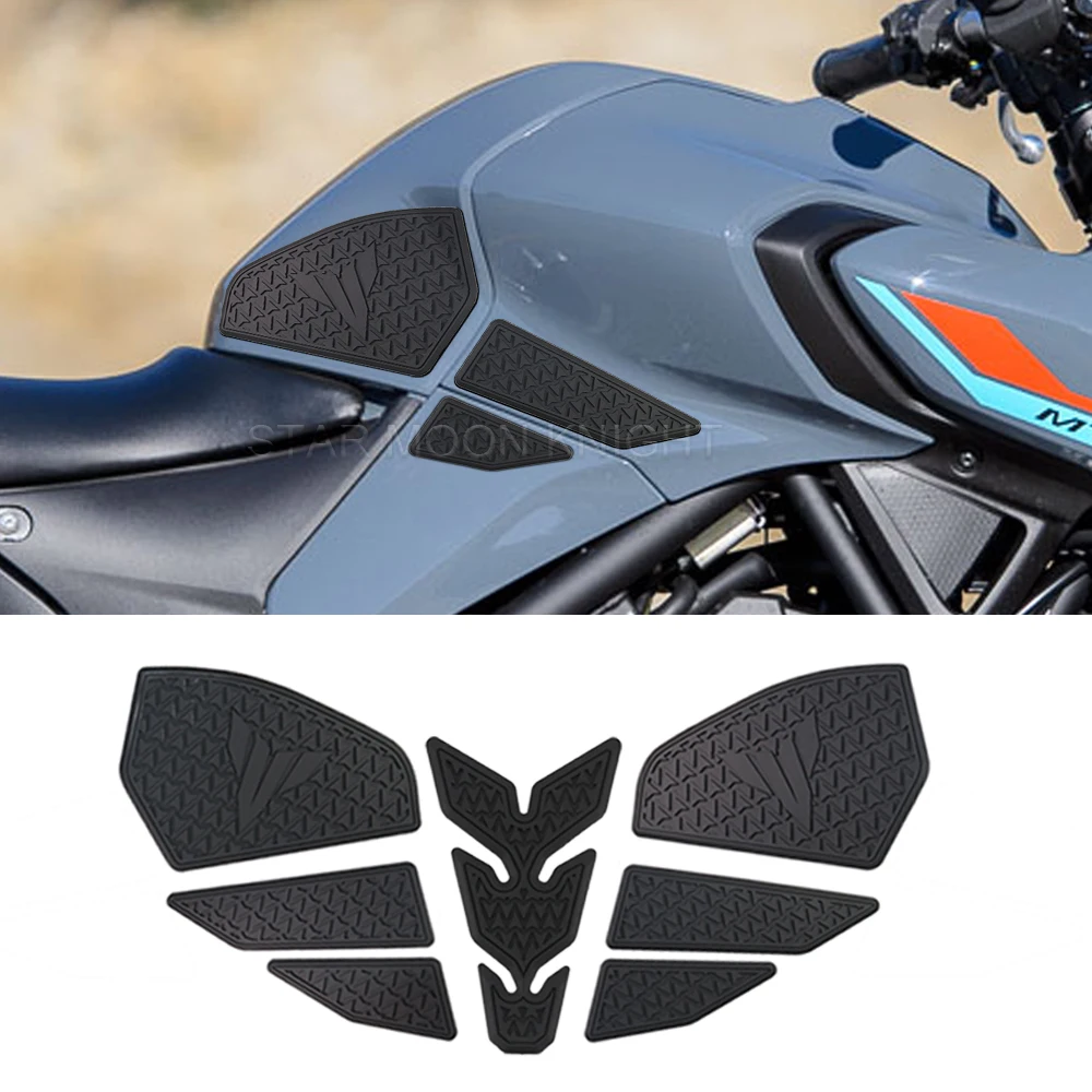 

Motorcycle 3D Rubber Sticker Decal For Yamaha MT-03 MT03 MT-25 MT25 MT 03 25 2020 2021 Accessories Side Fuel Tank Pad Protection