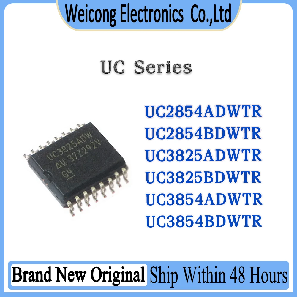 

UC2854ADWTR UC2854BDWTR UC3825ADWTR UC3825BDWTR UC3854ADWTR UC3854BDWTR UC2854 UC2854 UC3825 UC3825 UC3854 UC3854 IC Chip