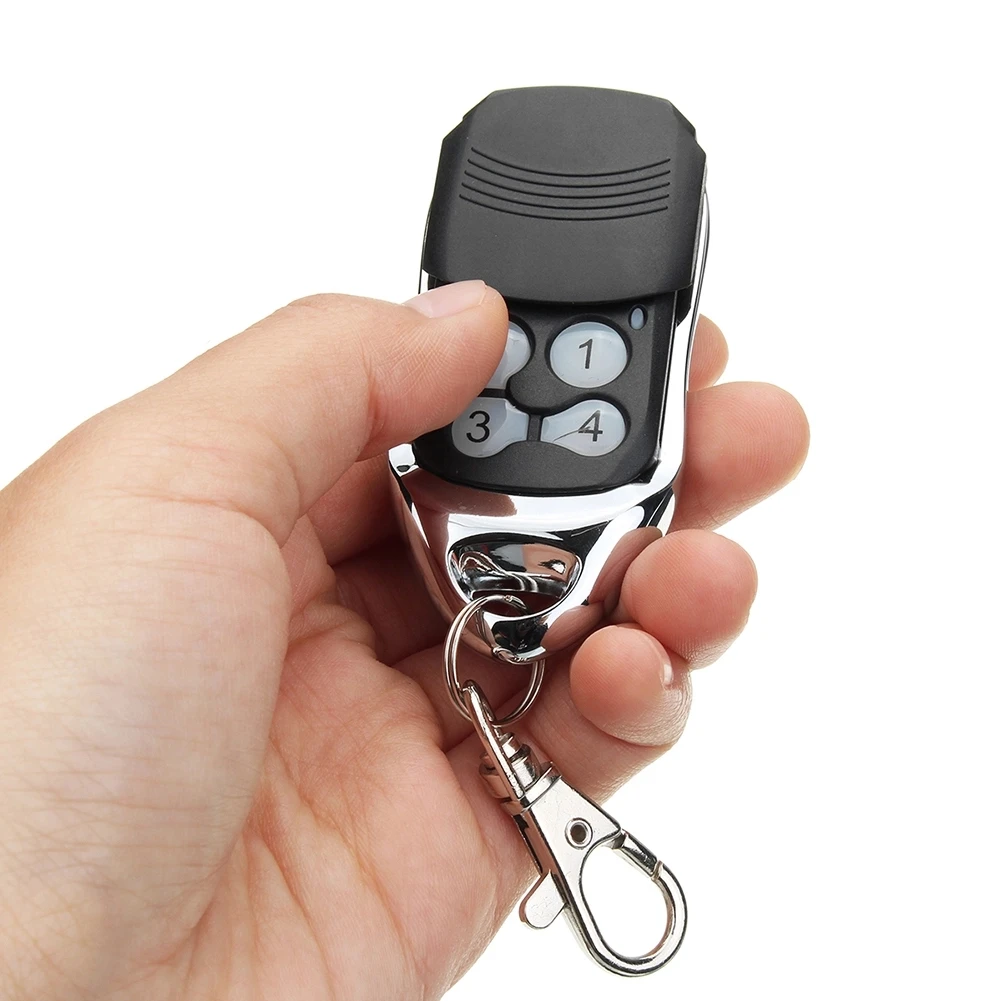 Imagem -06 - Clone Merlin Controle Remoto Garagem Porta Abridor Keychain 433mhz E940m E945m E950m E943m Mr850evo Mt3850evo Mt100evo Mt60evo