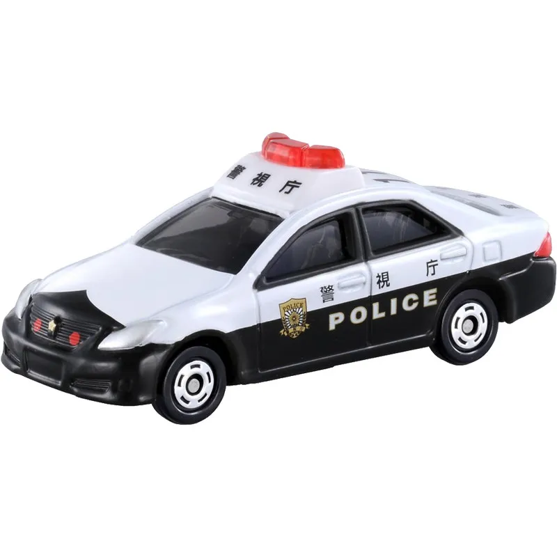 Original TAKARA TOMY Tomica No.110 Toyota Crown Patrol Car 1/69 Scale Diecast Alloy Model with Openable Doors Collectible Gifts