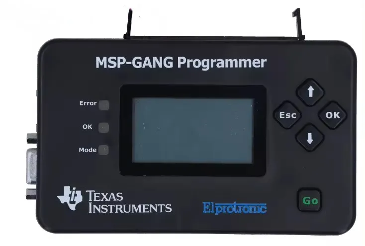 In stock MSP-GANG MSP430 one to eight device programmer enc -oder TI microcontroller LCD screen