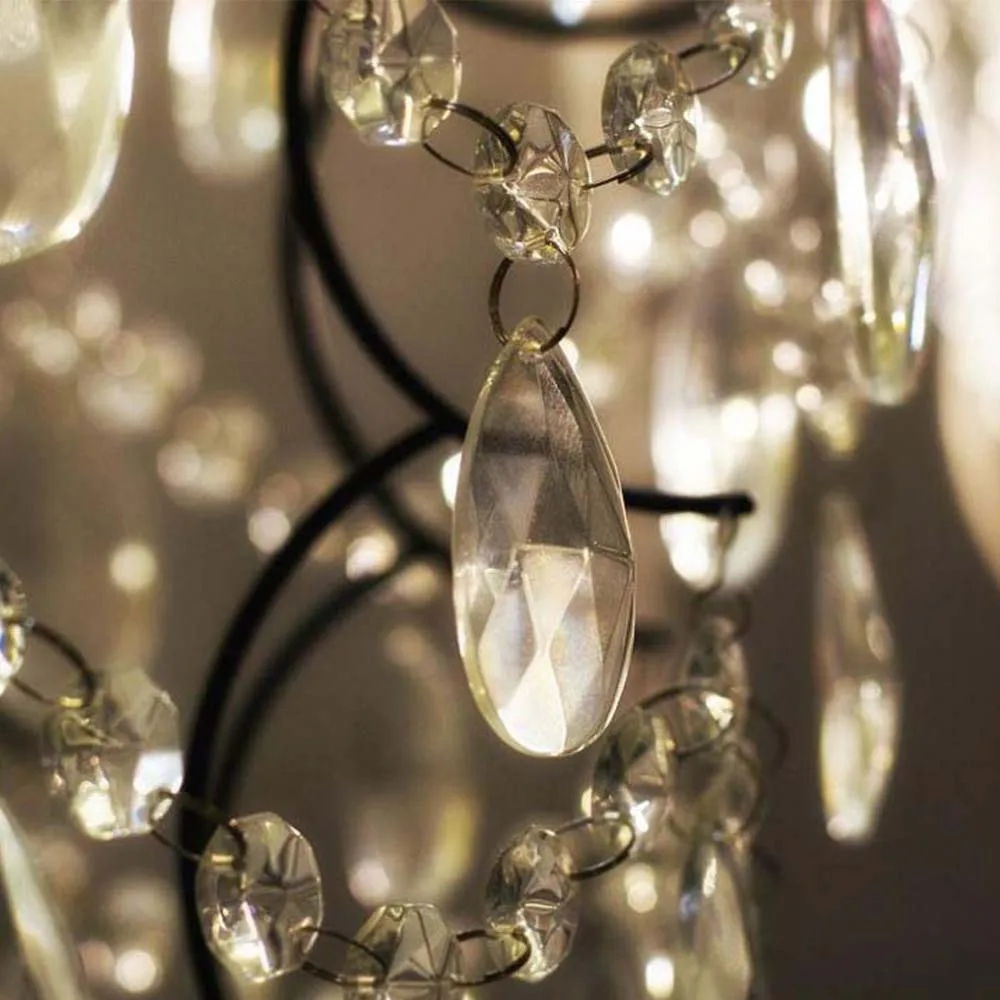 Crystal Glass Prisms Clear Color 38mm Pendant 50pcs/Lot Glass Drops Hanging On The Chandelier