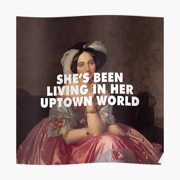 Постер Uptown Baroness, картина с принтом, винтажное украшение для комнаты, домашний декор, Настенная картина, Современная Настенная картина без рамки