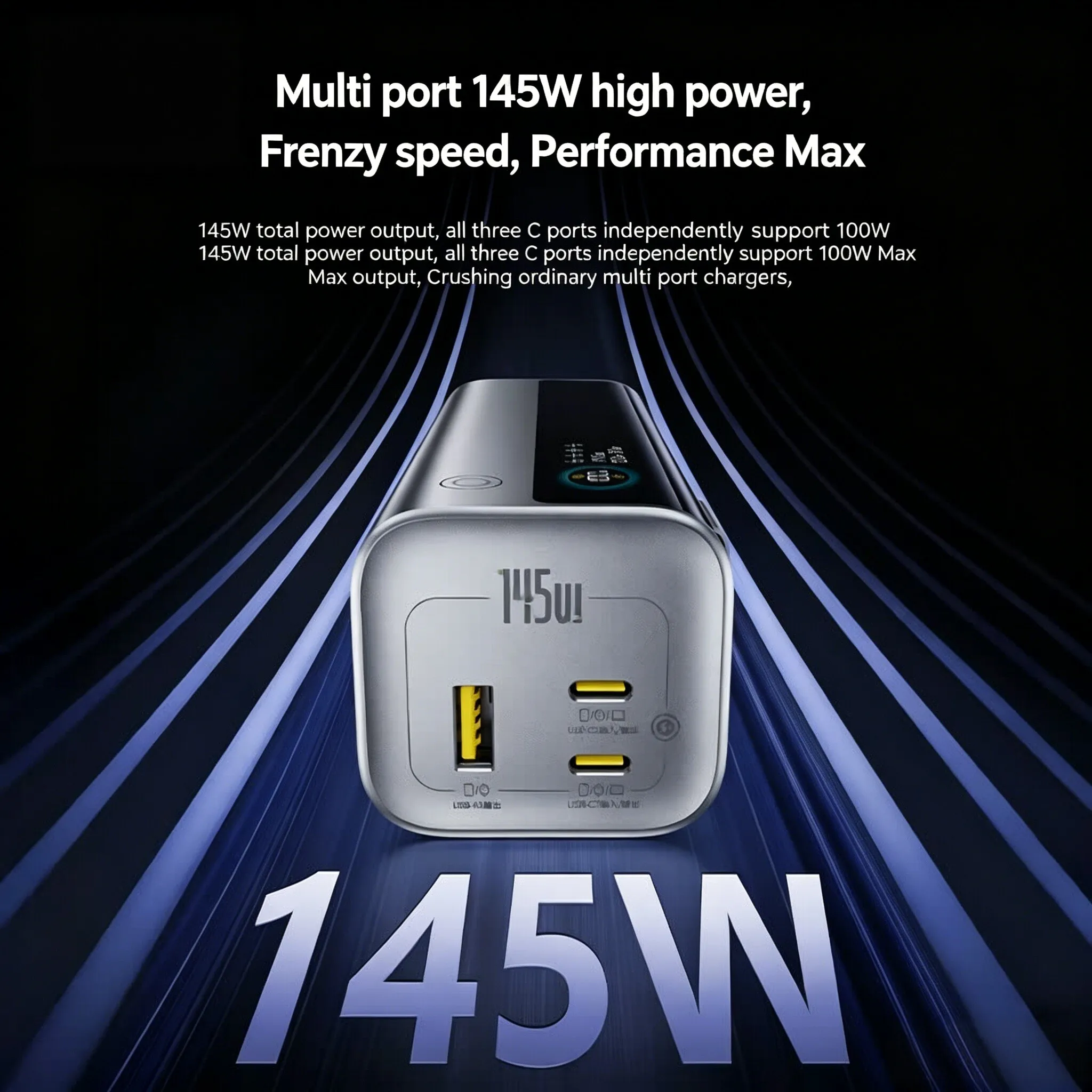 Baseus 3C Certified 20000mAh 145W Power Bank Airplane Allowed Outdoor Charger For iPhone 17