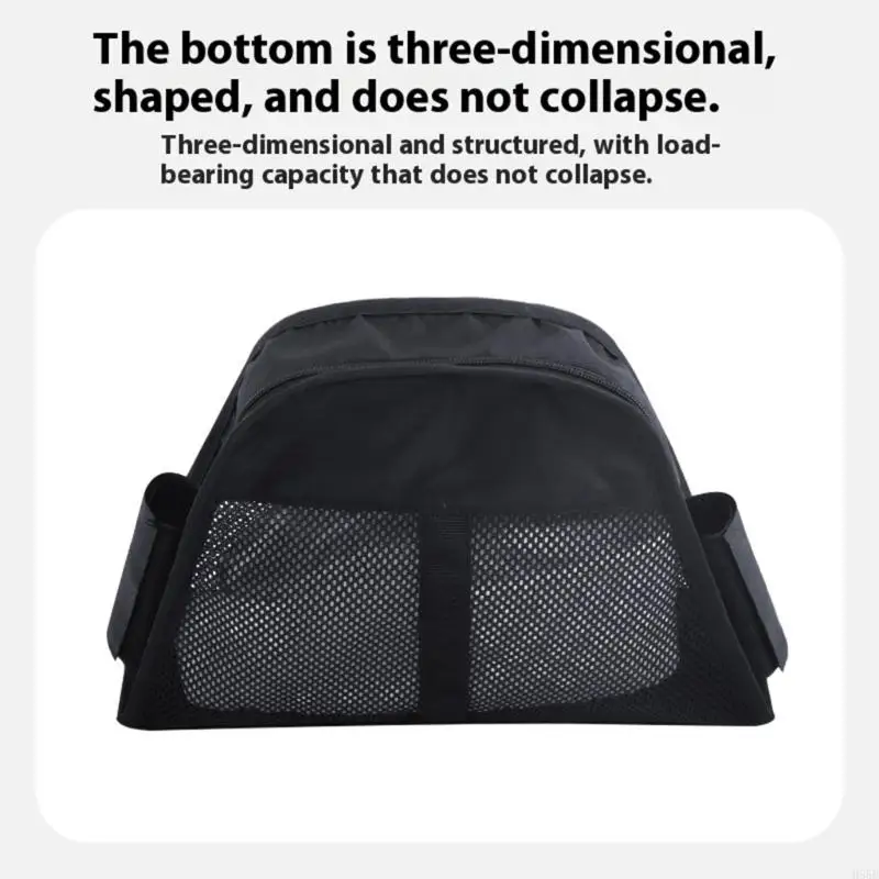 حقيبة تنظيم عربات الأطفال H55B مع جيوب متعددة للطفل أساسية سريعة التركيب، تصميم آمن، قماش أكسفورد #4