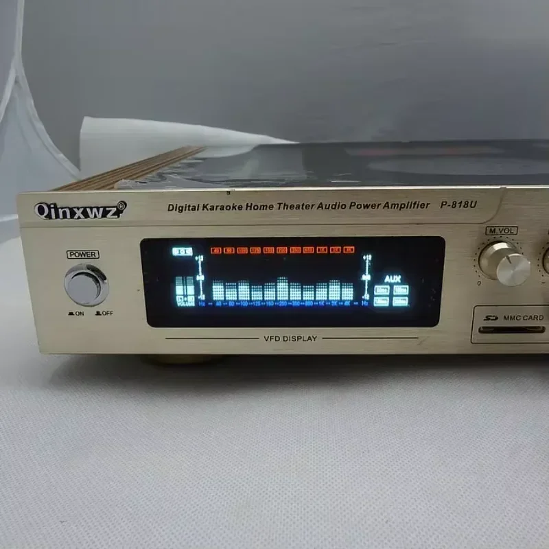 

P-818U 400W HIFI 5.1 channel Home audio amplifier Kara OK professional amplifier With card / USB interface