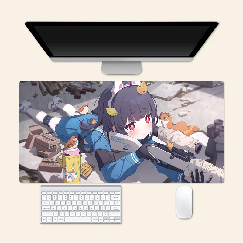 Kasumizawa Miyu Blue Archive Anime Large Mouse Pad Office Mousepad Creative Game Desk Mat Gift