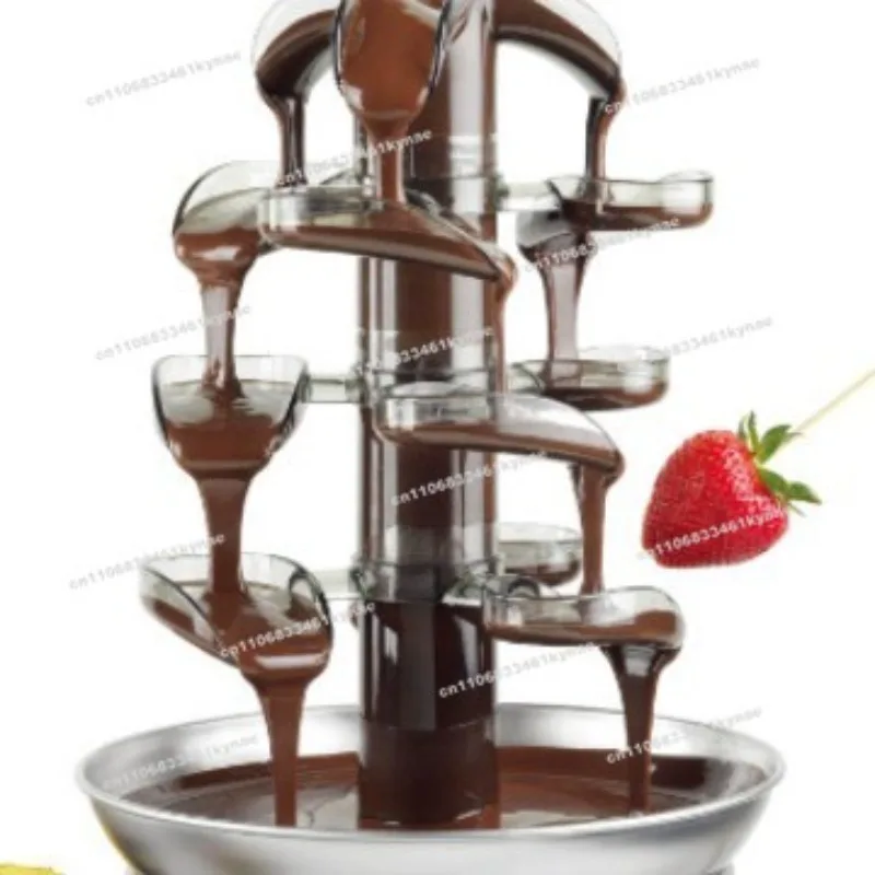 European Plug, American Plug, British Plug, Four-layer Removable Chocolate Blender/chocolate Fountain XW-001E