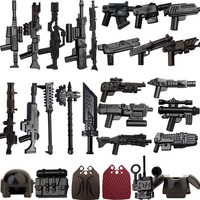 Military Building Blocks Star Movie Solider Figures Wars Weapon Guns Equipments Accessories Cloaks Axes Helmets Armor Mini Brick