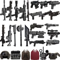 Military Building Blocks Star Movie Solider Figures Wars Weapon Guns Equipments Accessories Cloaks Axes Helmets Armor Mini Brick