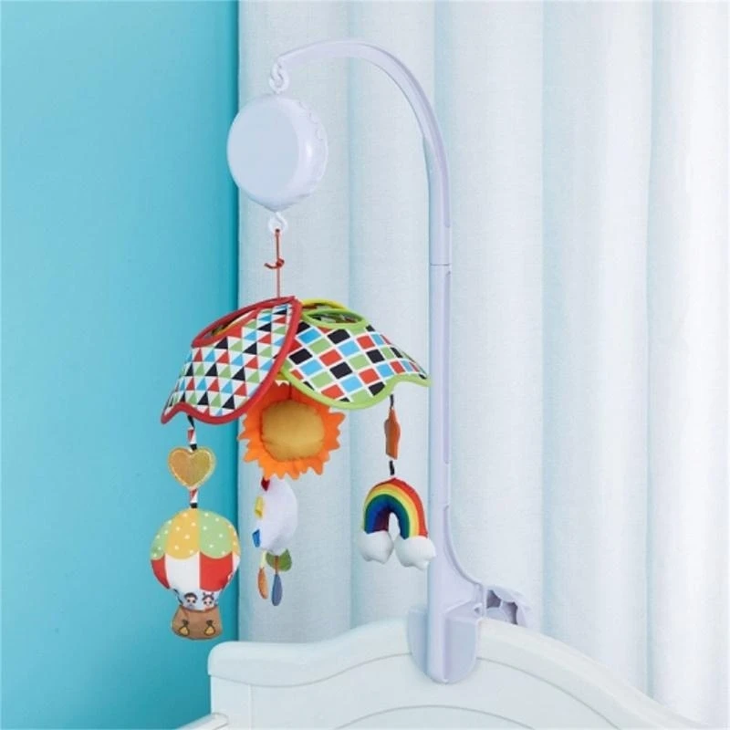 Q0KB Boîte berceau bébé jouet mobile 24Song Bells Bells Holder Music Box Box Toller jouet