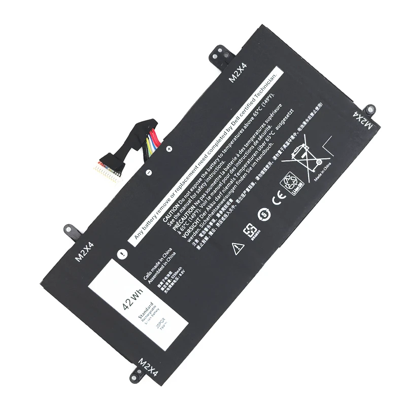 

J0PGR 7.6V-42Wh Laptop Battery for Dell Latitude 12 5285 5290 2-in-1 T17G X16TW 0X16TW 0FTH6F 0J0PGR JOPGR 1WND8