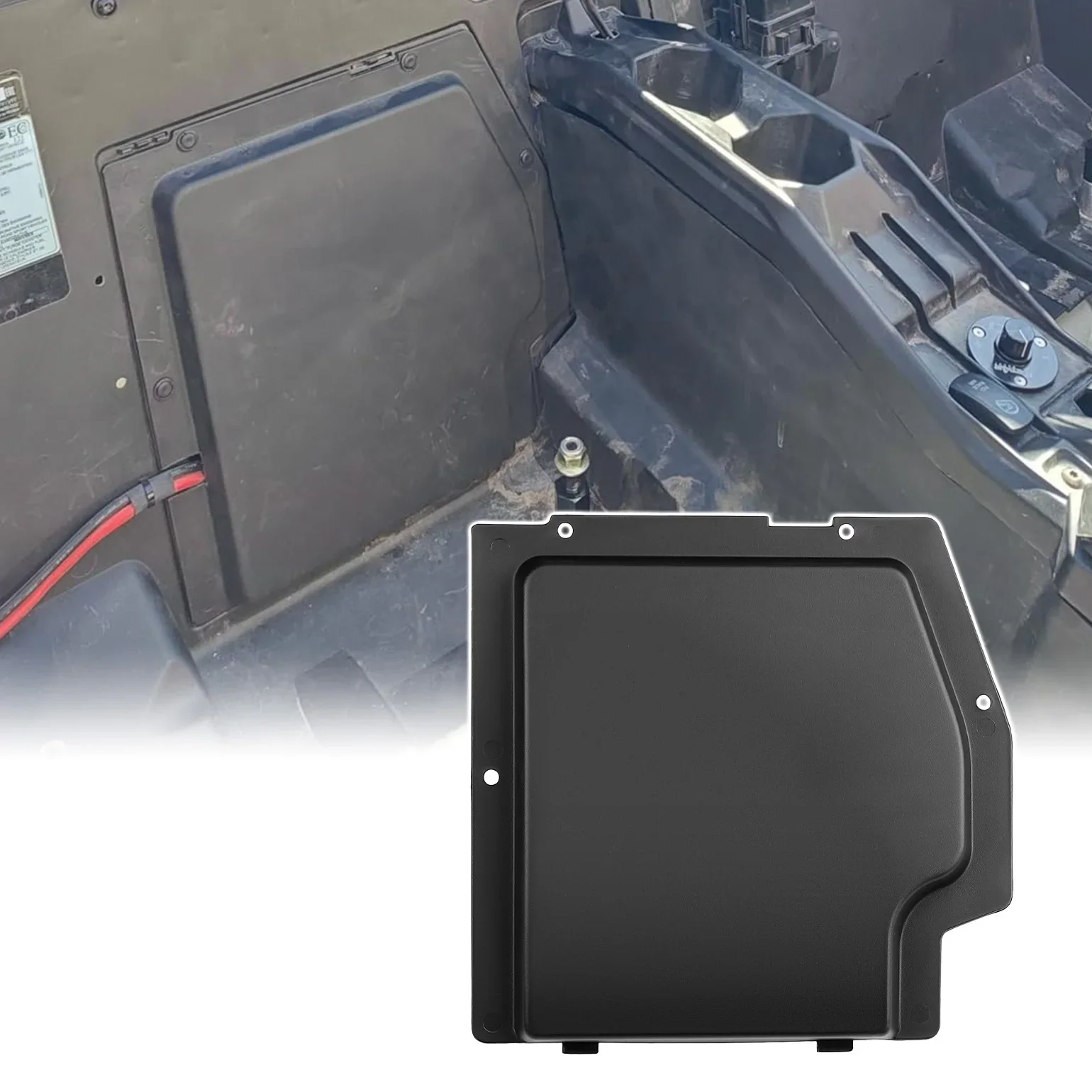 

Комплект пластиковых крышек батарейного отсека для Can-am Maverick X3 Max R RR 4x4 XMR XDS XRC XRS DS RS Turbo DPS 900 2017-2025, черный для BRP