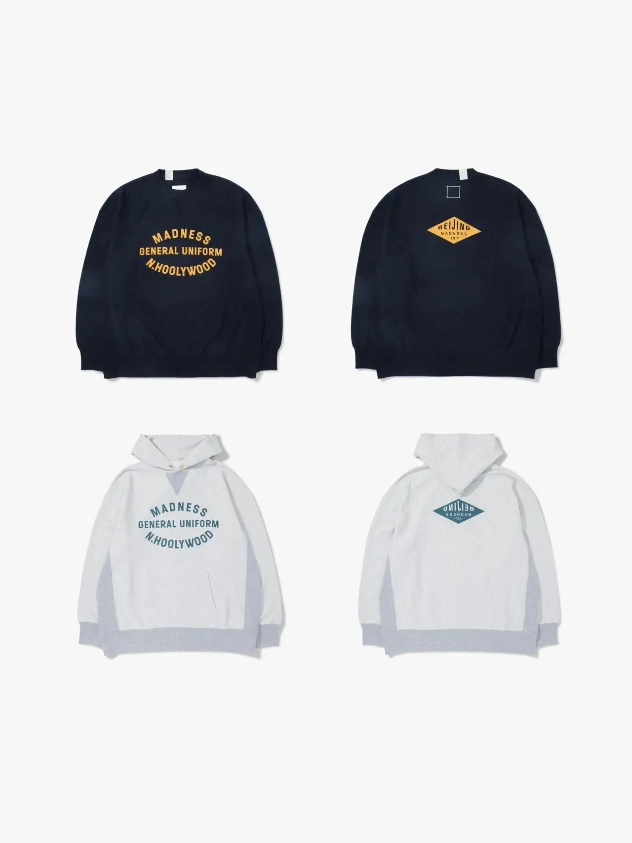 

Лимитированная серия: свитшот с круглым вырезом в стиле пилотской рабочей одежды к 0-летнему юбилею, коллаборативный дизайн, молодежный свободный крой, осень-зима