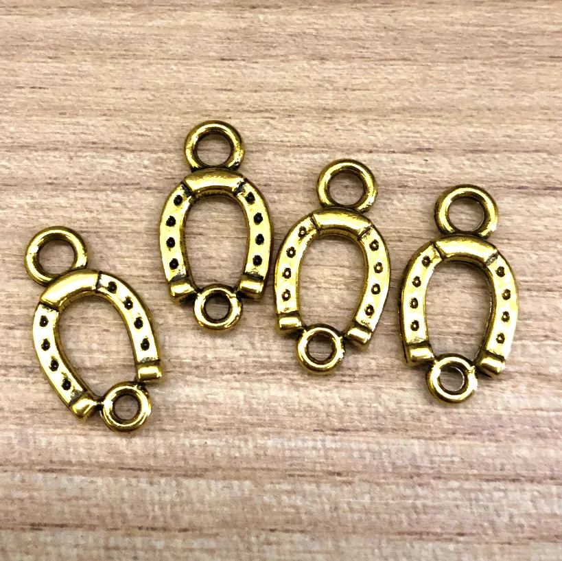 

20pcs 18*10mm Vintage accessories horseshoe connector for handmade findings Zinc alloy metal HW2834