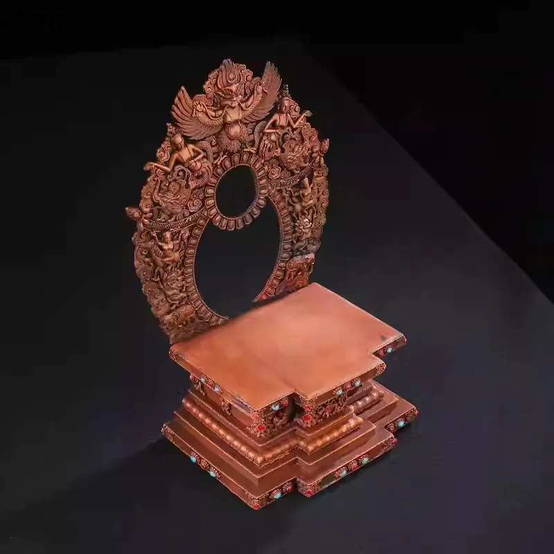 Cz 5inch 7inch tibetan copper buddha shrine  statue base heightened offering   diamond base for home ornaments offering table