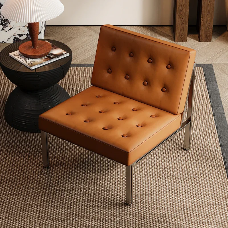 Luxury Accent Living Room Chairs Ergonomic Modern Relax Sofa Living Room Chairs Italian Design Home Furniture Cadeiras LLLC image 4
