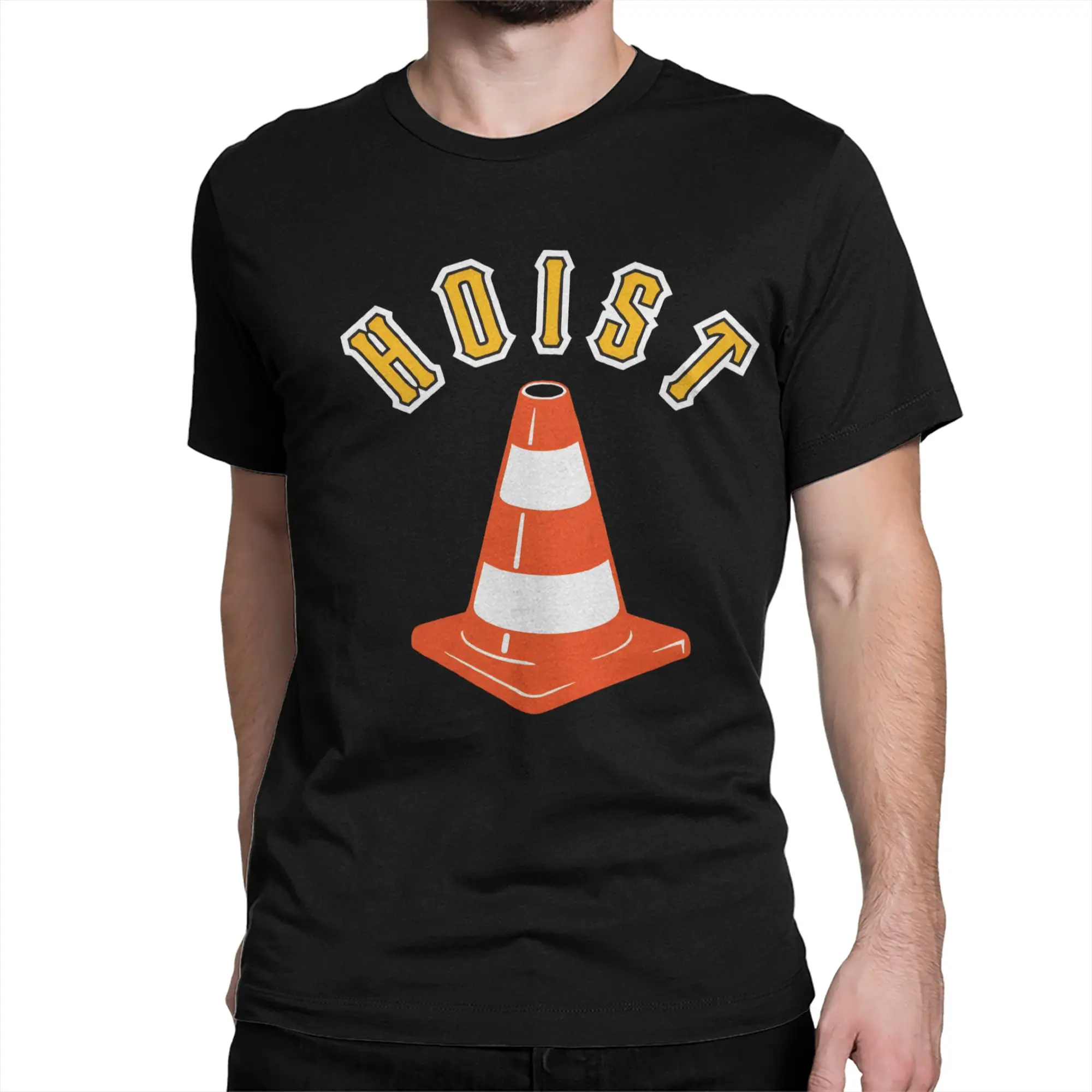 Men Women Hoist The Cone T Shirt  Pure Cotton Tops Vintage Short Sleeve Crew Neck Tee Shirt Big Size T-Shirt
