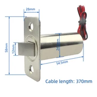 DC12v24v embedded electric bolt lock concealed access control electric lock wooden door stainless steel door electric lock 3
