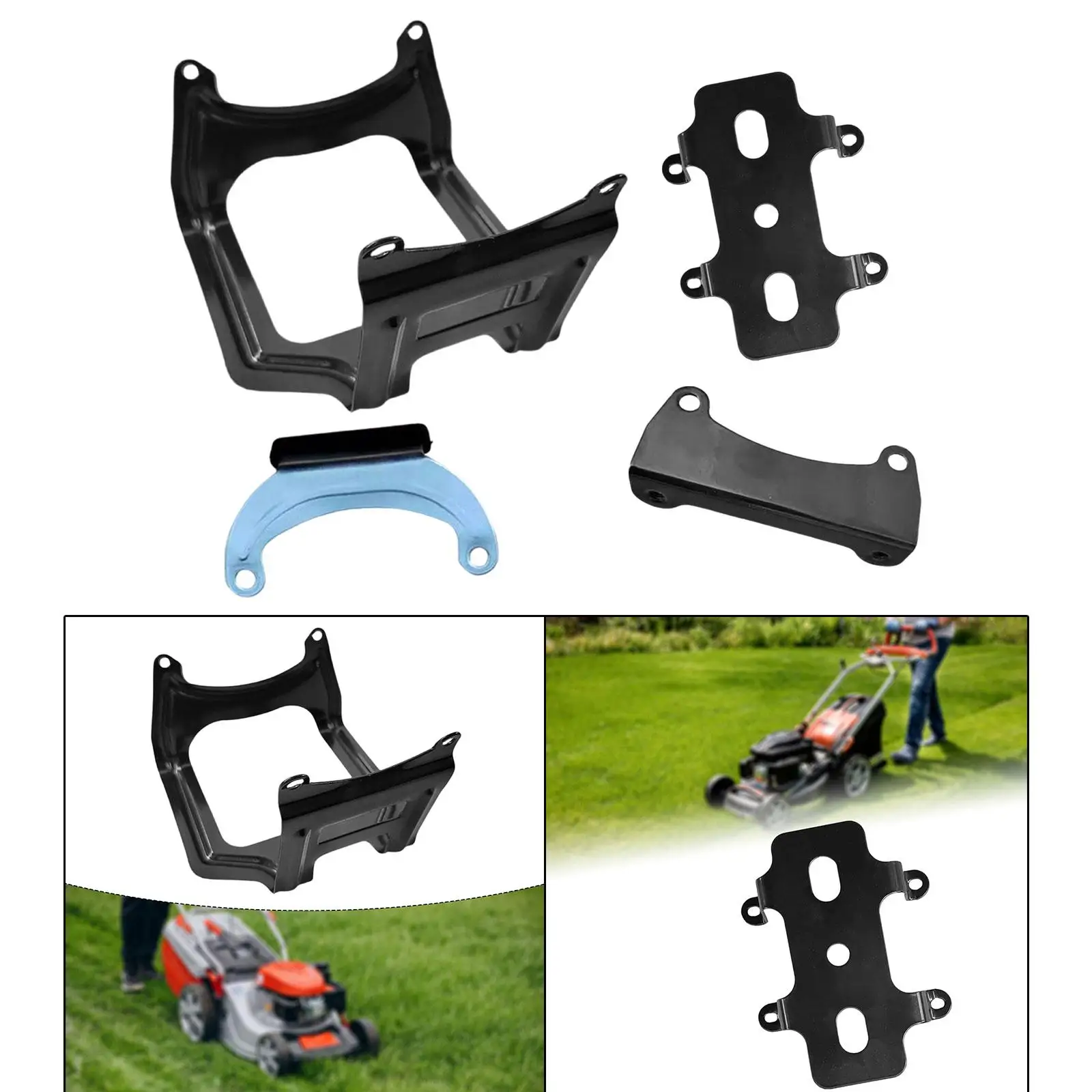 Garden Tool Fuel Tank Holder Stand Robust Metal Fuel Pot Retaining Bracket for 40-