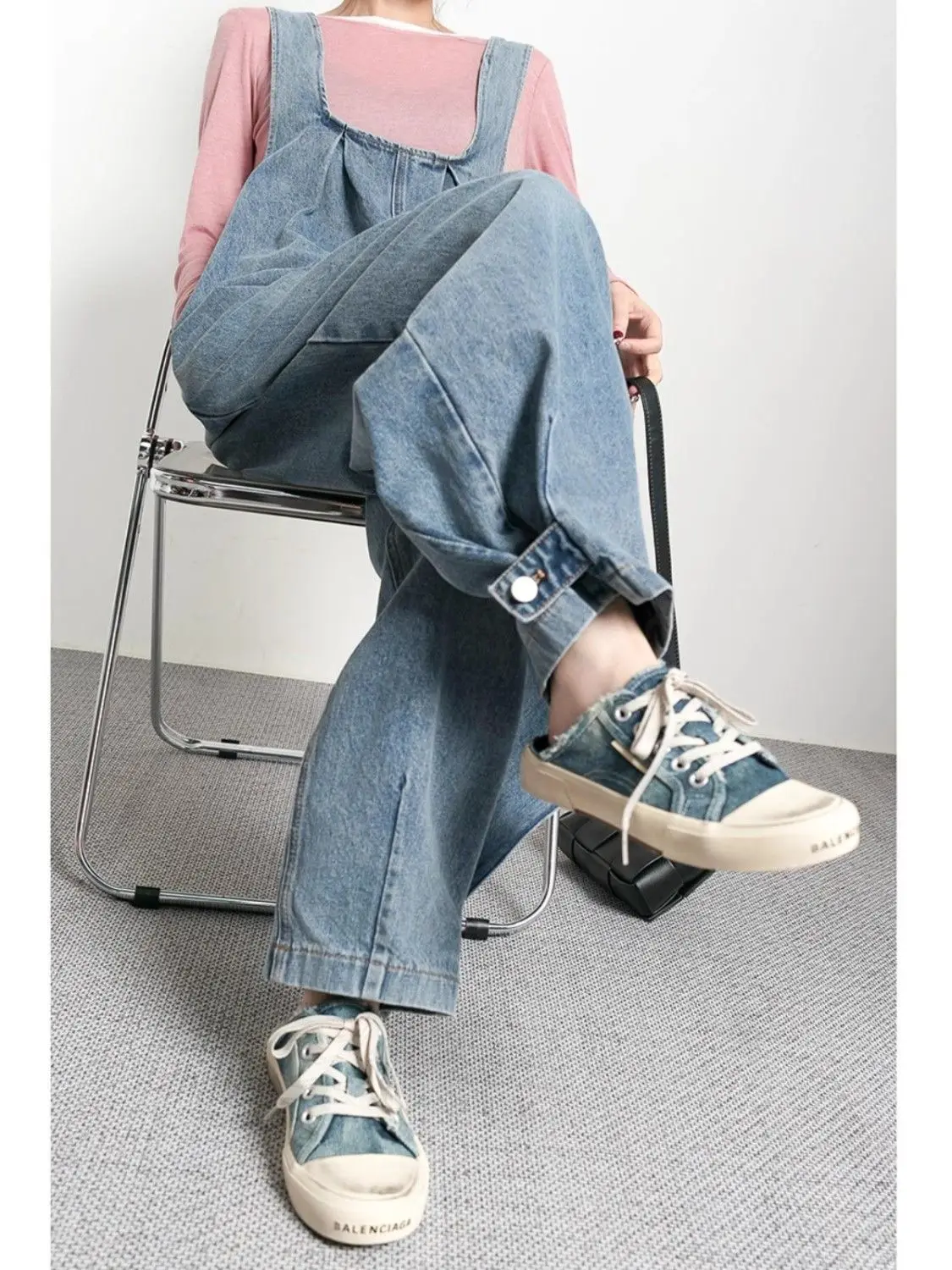 Tute da donna estive casual Tute asimmetriche monocromatiche senza vita Pantaloni concisi di qualità Rilassati con frange oblique Feminino leggero