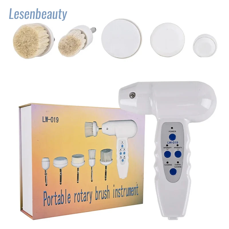 5 in1 Electric Facial Brush Rotary Face Brush Blackhead Deep Cleansing Face Cleaner Massager Personal Home Use Skin Care Device