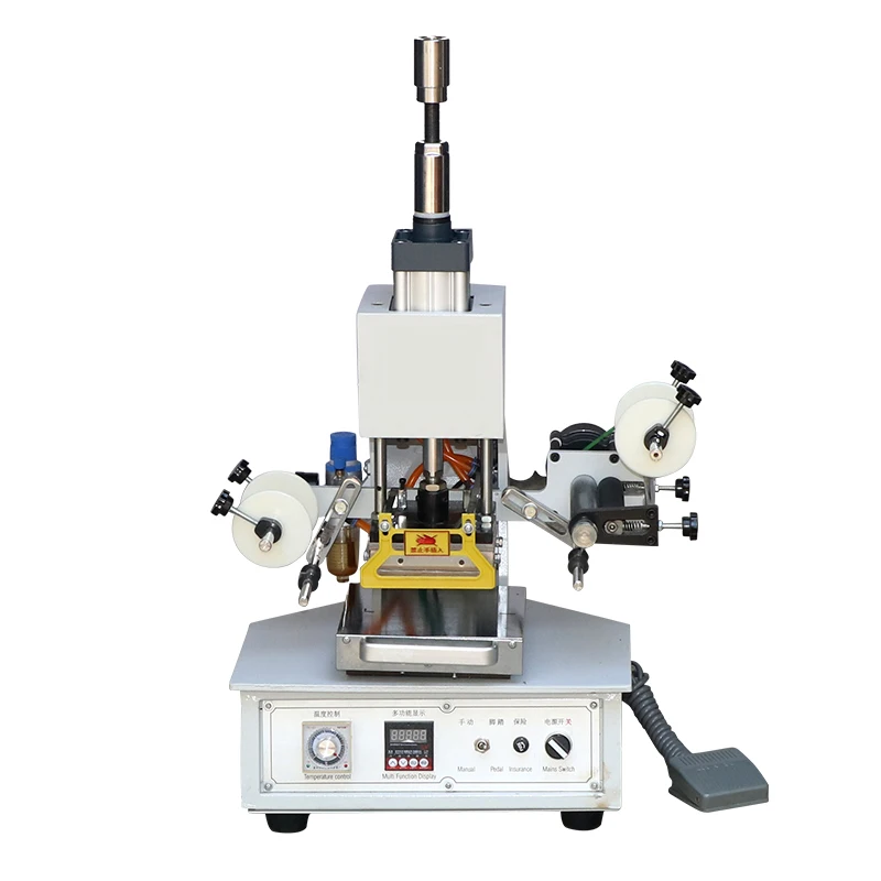 

90-2 Pneumatic Bronzing Machine High Precision Small Leather Hot Stamping Machine Marking Machine Coding Machine