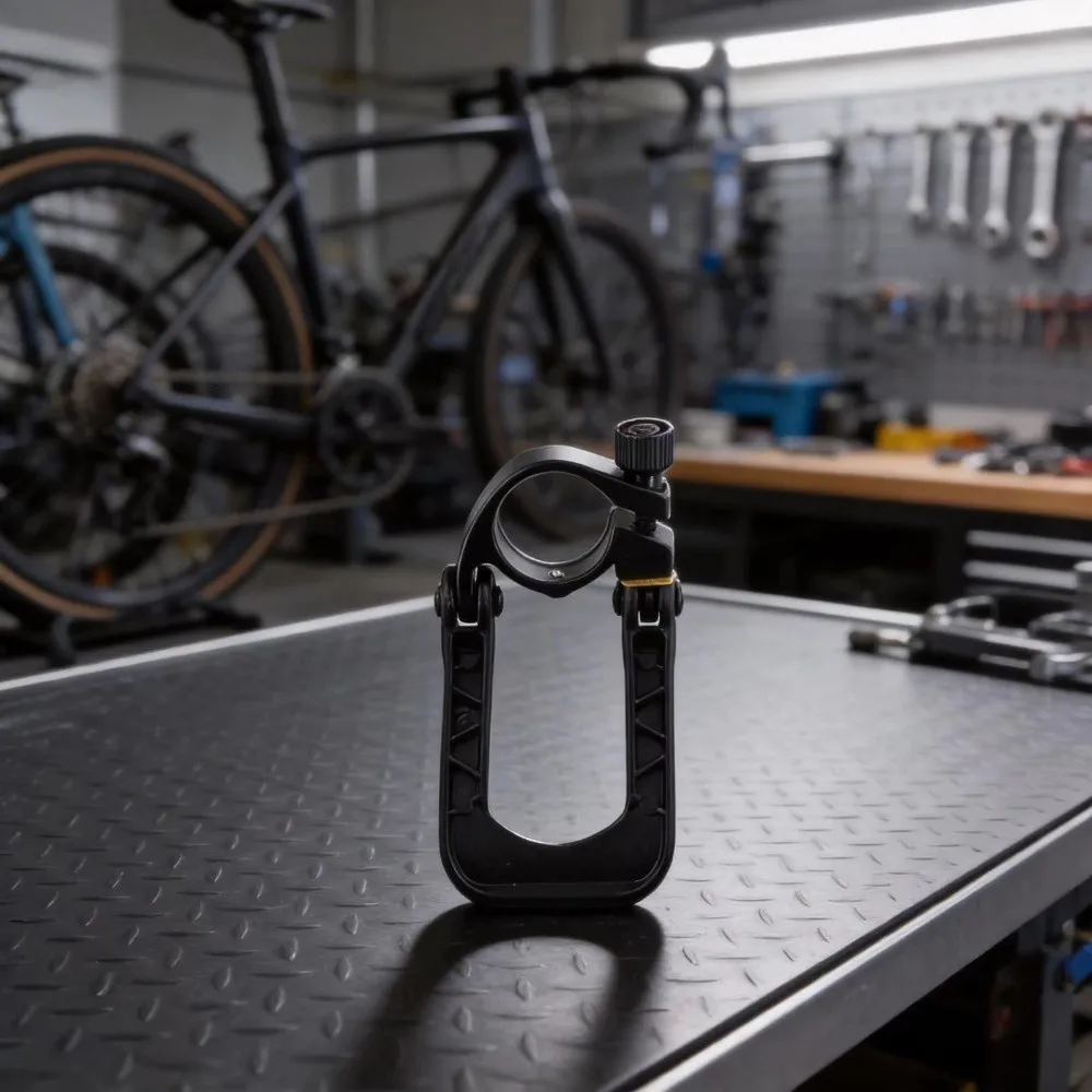 Aluminum Alloy Bicycle Carry Handle Adjustable Clamp 31.8mm/34.9mm Bicycle Frame Handle Frame Mounted Ergonomic Grip