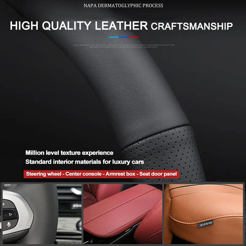 Car Steering Wheel Cover For Polar Stone Jishi 01 Ultra thin leather Breathable Auto Interior Accessories 2023 2024 2025