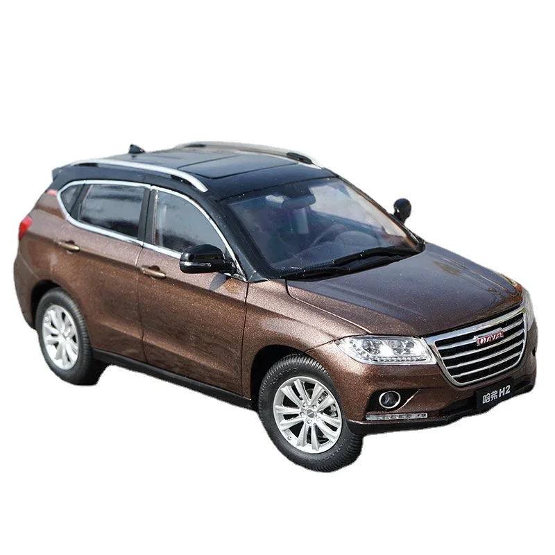 HAVAL H2 SUV Desktop Decorations, Alloy Car Model, Adult Gift, Red, Brown, 1: 18 GWM