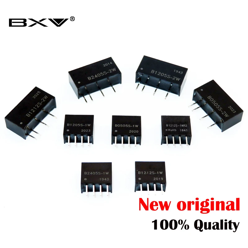1W 2W Serie Vermogensmodule Omzetter B0505S-1W B1205S-1W B1212S-1W B1212S-1WR2 B2405S-1W B0505S-2W B1212S-2W B1205S-2W B2405S-2W