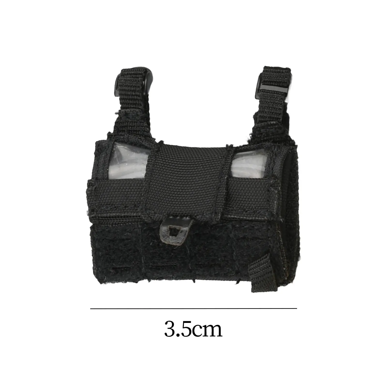 Bolsa de pulso em miniatura para modelo de soldado 1/6, bolsa de transporte de pano, acessório para casa de bonecas, brinquedo, presentes colecionáveis