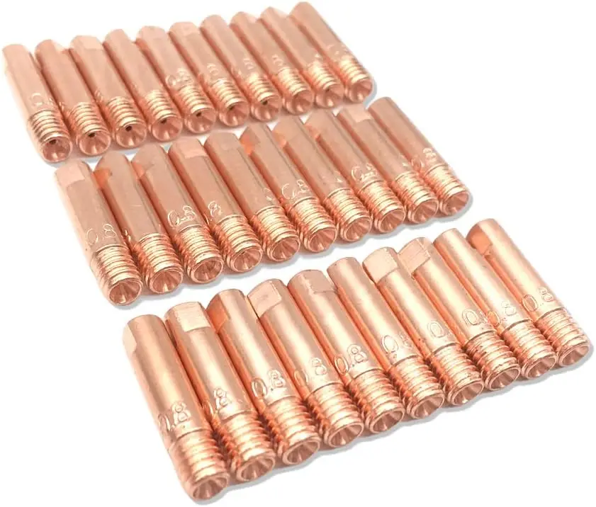 

30-pk Copper Contact Tips .035'' .030'' for MIG Welding Torch 15AK MIG/MAG Guns