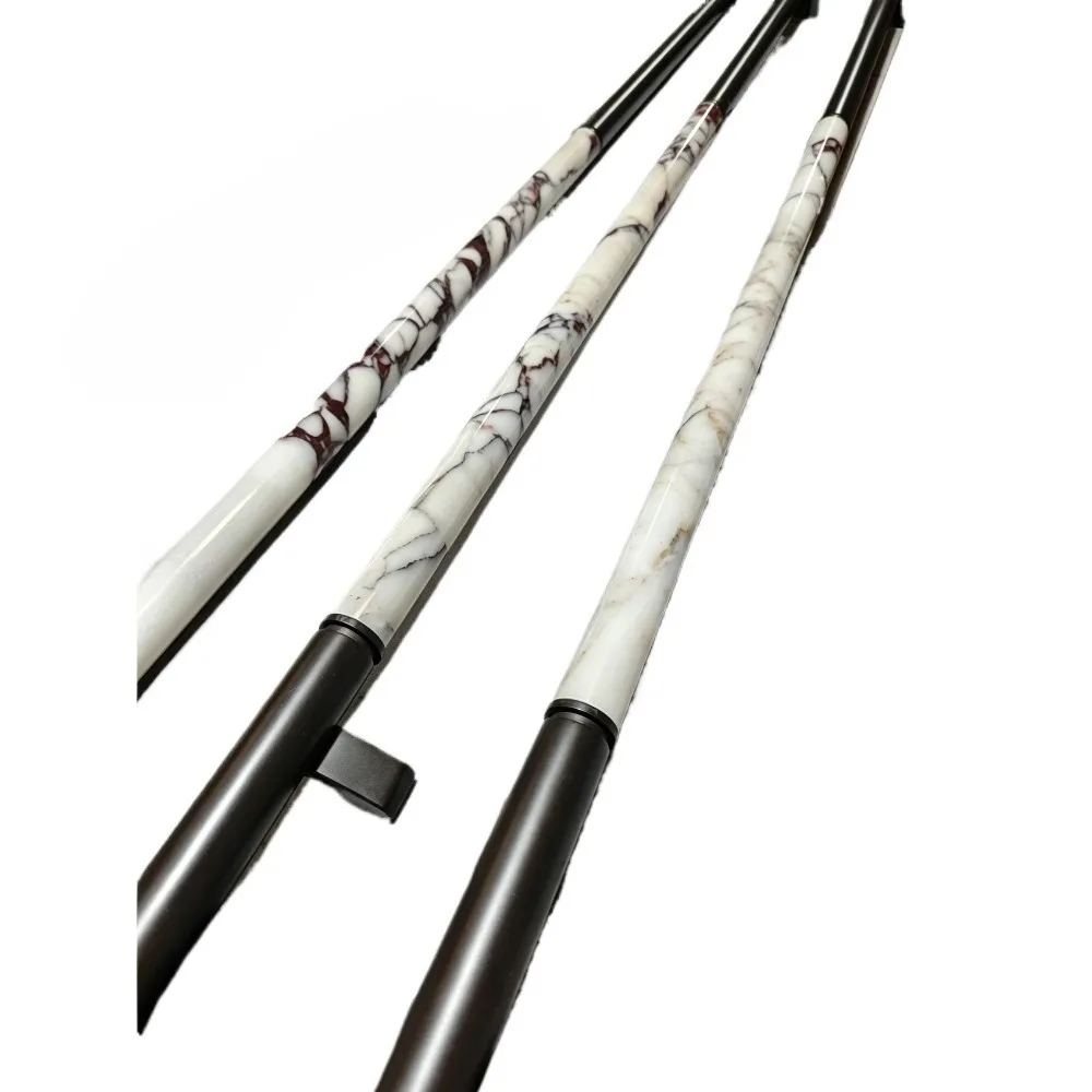 Marble stone and stainless steel mixed door handle, suitable for villa main doors, solid wood doors, and large pull rods