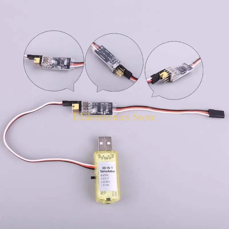 B03C 22 في 1 كلب تشفير USB محاكي للطائرات ذات الأجنحة الثابتة التي يتم التحكم فيها عن بعد #3