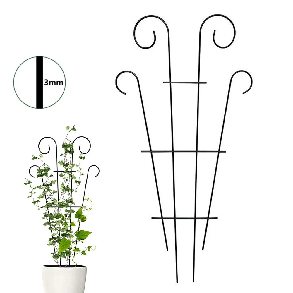 

Plant Support Plant Climbing Frame Garden Rattan Flower Stand 4.*3.*0.3cm Flower Plant Stand Iron For DIY Potted Ornamental