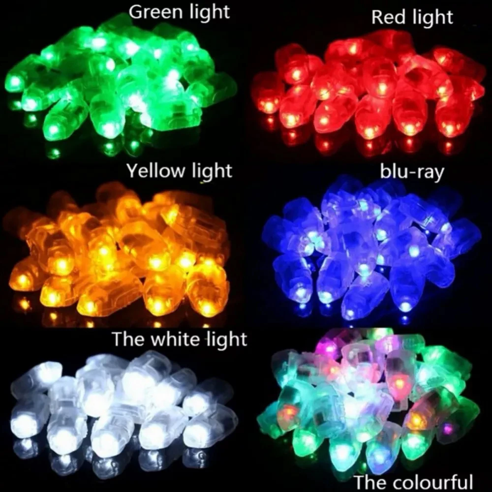 Imagem -03 - Multicolor Led Balão Switch Lâmpada Faça Você Mesmo Lanterna de Papel Decoração Colorida Vermelho Branco Verde Azul Bala 10 Pcs Lot