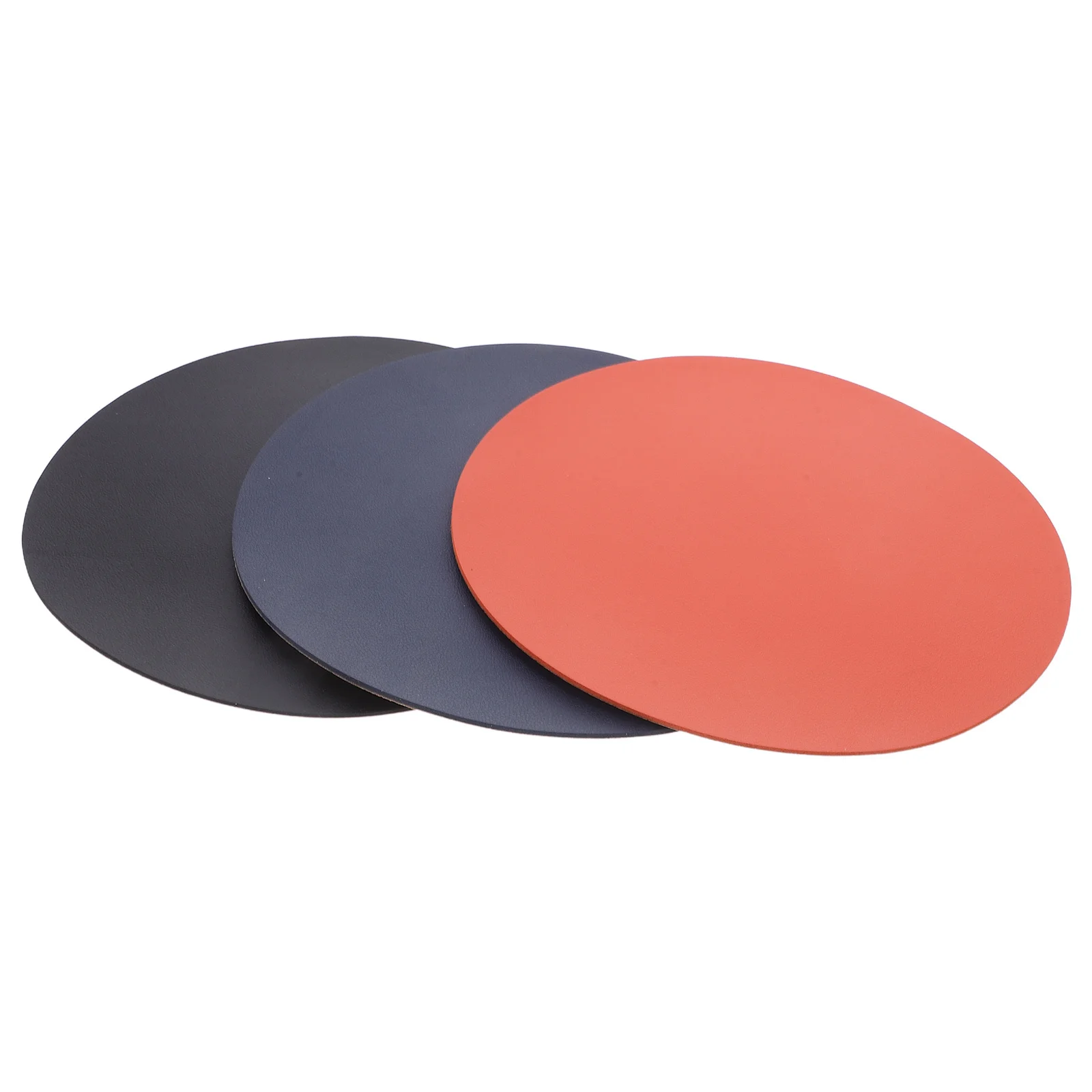 

3Pcs Soft Waterproof Cork Mouse Pads Round Non-Slip Smooth Surface Mouse Mat Office Computer Desk Accessory Waterproof Desk Mat