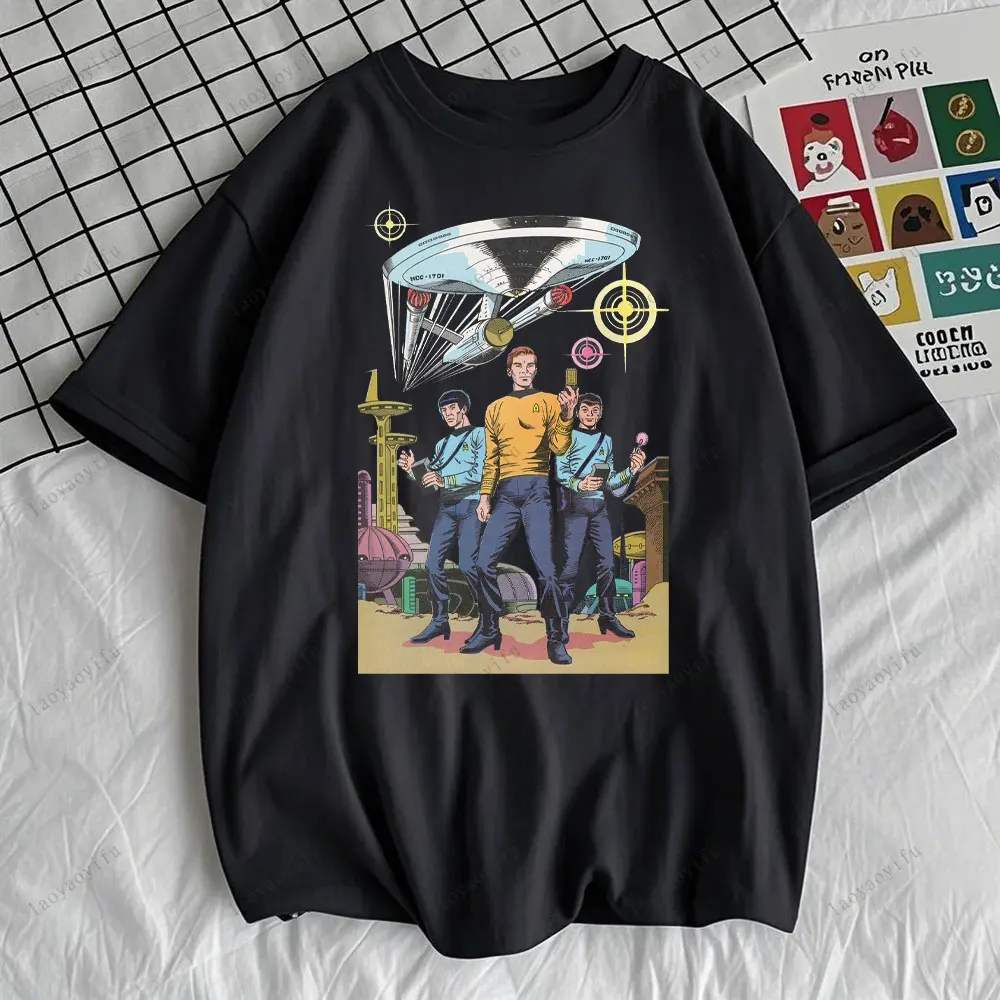 

Star Trek T Shirt Summer Men T Shirt Star Trek TV Series and Movies T Shirt Breathable Camisetas Harajuku Creative Cool Tops