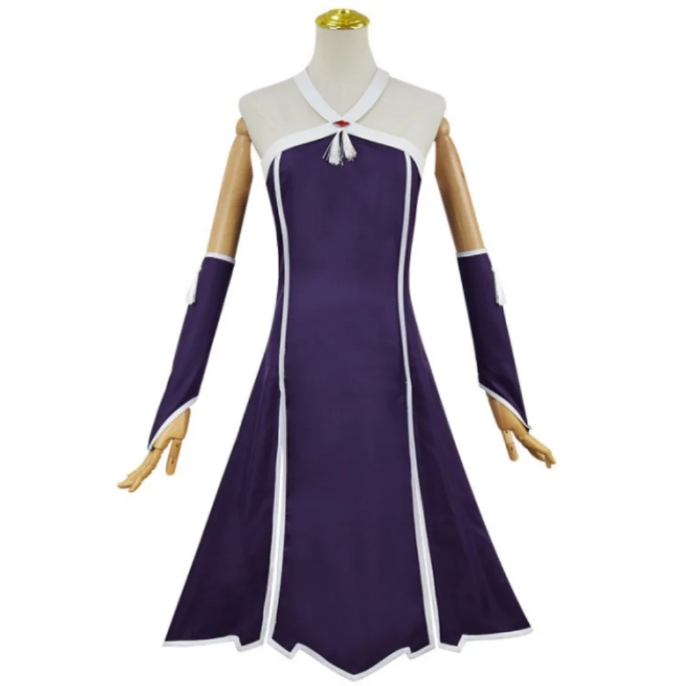 La Ofen Cosplay Costumes Anime Frieren Beyond Journey's End Purple Dress For Anime Expo Famous anime character